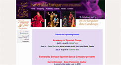 Desktop Screenshot of flamencos.net