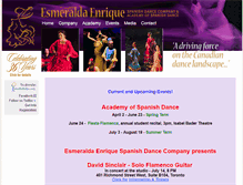 Tablet Screenshot of flamencos.net